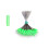 300 τεμάχια σιλικονούχα Space Bean Fishing Bobbers Stoppers Float Stops Οβάλ/Κυλινδρικά Bobbers Ψαρέματος 8