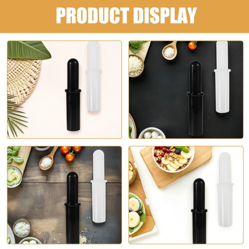 2Pcs Meat Grinder Parts Black Plastic Ergonomic Kitchen Tool For Home Users 2
