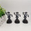 Car Solar Skeleton Bobblehead Dashboard Toy 3 pcs 2