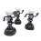 Car Solar Skeleton Bobblehead Dashboard Toy 3 pcs 5