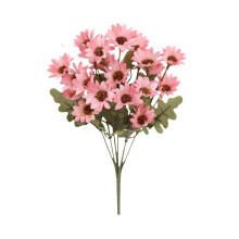 Margherite finte, fiori primaverili simulati, fiori artificiali, rose simulate, bouquet da sposa, margherite, fiori, bouquet legato a mano