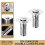 Small Diameter Washbasin Drain Plug 2 Pack, Universal Sink Filter Assembly, Pop-Up Push Button Core, Rust-Resistant, Compatible with Standard 1