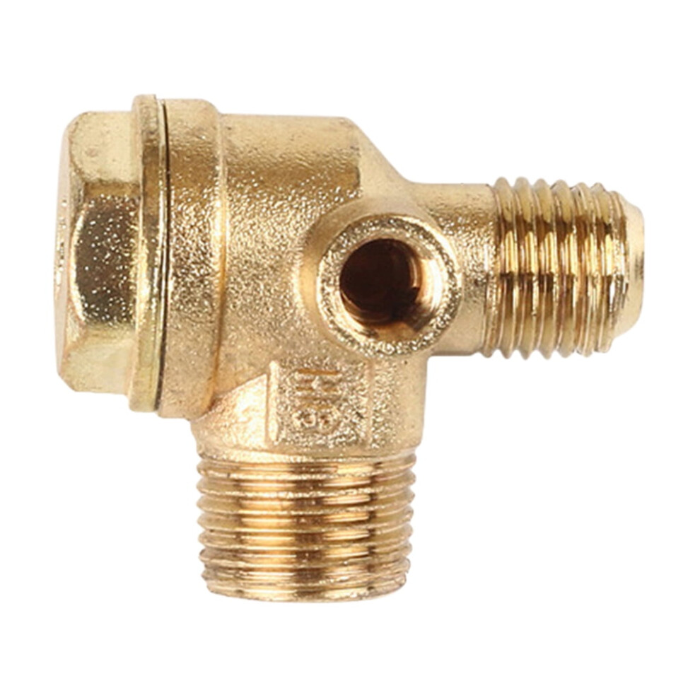 Unidirectional 3-Port Air Compressor Fitting With Thread 974856889631