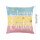 Fronha de Páscoa de 45 cm (17,7 polegadas) com tema de férias de inverno, capa de almofada decorativa para sofá, sem enchimento – Estilo 2