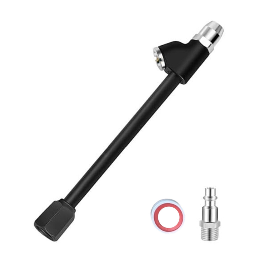 Air Chuck, 1/4" Fnpt Female Double Head Tire Inflation Foot Air Compressor Air Inflation For Car Motorcycle 9485826481041