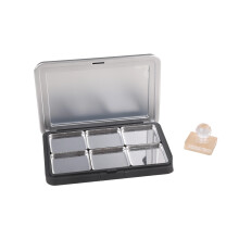 Zwart magnetisch cosmetisch leeg palet met ingebouwde spiegel,-2