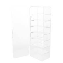 Vitrine en plastique transparent pour modèles réduits de voitures à l'échelle 1:64, élégante vitrine de protection pour objets de collection