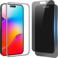 Ochranný kryt displeje pro iPhone 16/16Plus/16Pro/16Pro Max – Anti-Spy, Filtrování modrého světla, Tvrzené HD sklo, Balení 2 ks