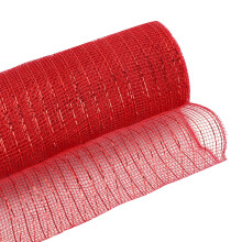 Rol van 25 cm x 9 meter gaaslint – Decoratief lint met metallic folie voor zelfgemaakte kransen, paas- en feestdecoratie (geschikt voor diverse