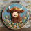 Χαριτωμένο κιτ βελόνας διάτρησης Baby Brown Highland Cow για αρχάριους – Σετ κεντήματος DIY 1