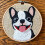 Κιτ βελόνας κεντήματος Baby Boston Terrier για αρχάριους – Σετ κεντήματος με νήμα DIY με 1