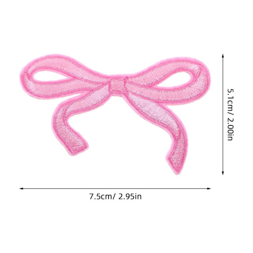 Rosa rosett-stryklappar för DIY-sömnad 1