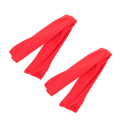 Red Refrigerator Handle Cover – Pleuche Cloth, 40 x 5.4 cm
