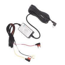 Kabel USB napájecího adaptéru do auta, vstup 12 V ~ 30 V, výstup 5 V / 2,5 A, konverzní kabel pro palubní kameru