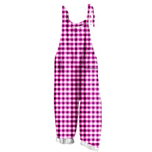 Macacão feminino listrado sem mangas com peitilho – Confortável, leve e com modelagem solta para o verão (Rosa Pink, 5XL)