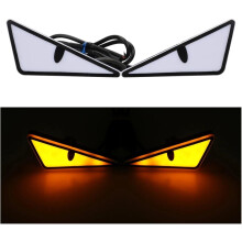 Univerzální auto LED světlo Devil Eyes Demon Eyes světlomet motocykl mini blikač směrových světel zadní světlo auto dekorace světla 4 ks