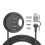 Suporte de mesa USB com encaixe para organização de cabos 2