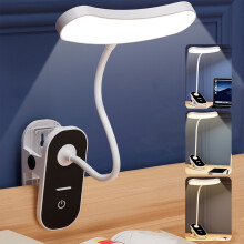 Lampe de lecture à pince à moins de 5 ! Lampe de lecture à pince, lampe de livre LED rechargeable par USB avec 3 niveaux de luminosité, pour