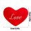 Coussin décoratif en forme de cœur pour la Saint-Valentin 2