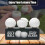 Golfball-Schnapsgläser mit Deckel, 44 ml, Weiß 4