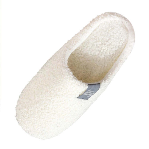 Ανδρικές παντόφλες Cozy Memory Foam Scuff, εσωτερικού/εξωτερικού χώρου, λαστιχένια σόλα,