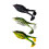 3 Stück Oberflächenköder in Froschform, Doppelpropeller, Silikon, weiche Köder, künstliche Köder, Süßwasserköder, Schwimmköder 1