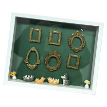 Valentines Gift DIY Mini Museums-White Without lights