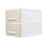 2-Tier Plastic Desktop Storage Box with Drawers 1