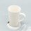Witte vierkante mokkenwarmer met instelbare temperatuur (1 set) 4