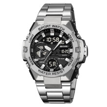 Montre numérique outdoor pour homme, étanche et lumineuse, idéale pour la randonnée, le camping, la course à pied et la natation. Fonctions :