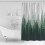 Κουρτίνα ντους Green Forest 60x72 ίντσες αδιάβροχη 2