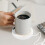 Witte vierkante mokkenwarmer met instelbare temperatuur (1 set) 6