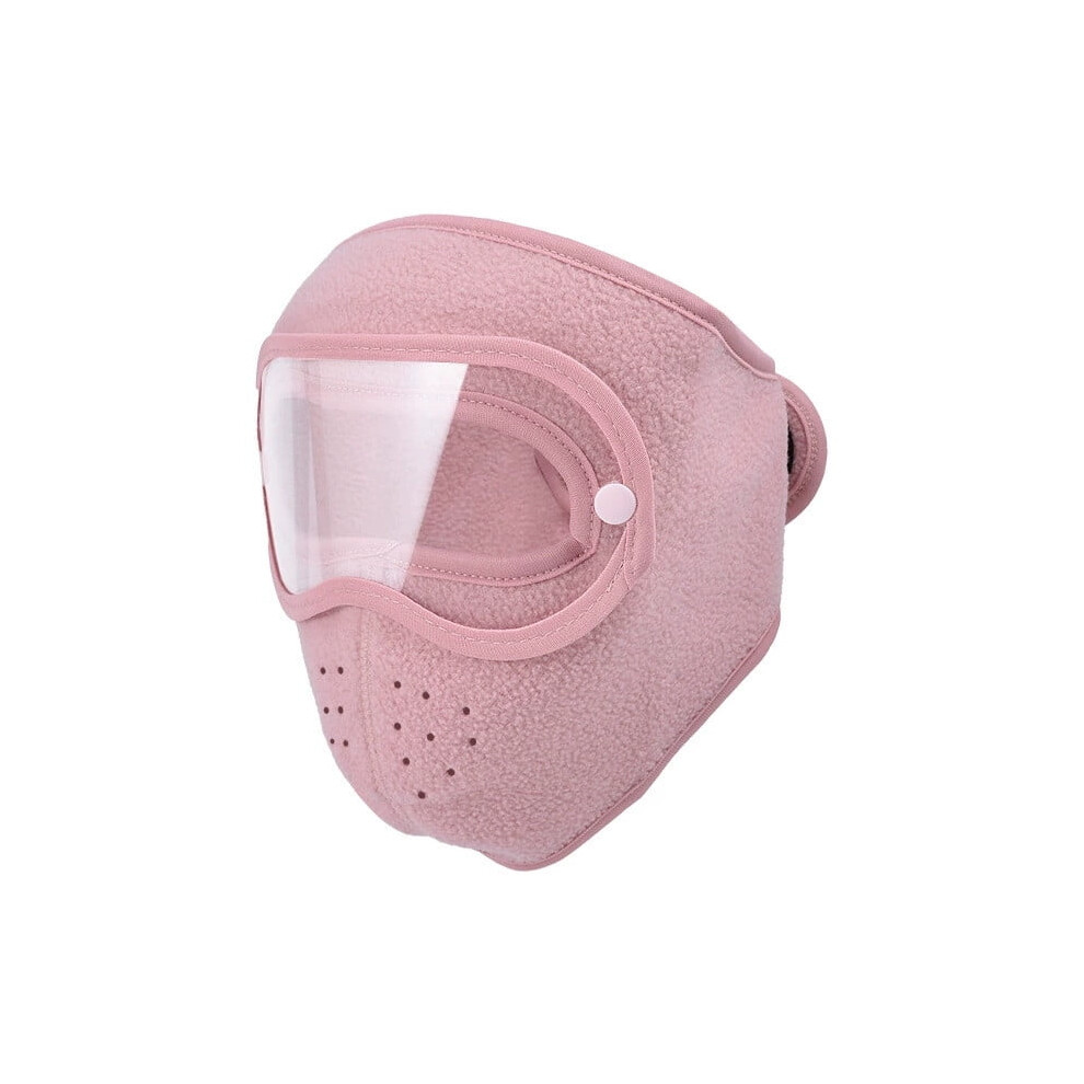 Winter Full Face Mask With Anti-Fog Goggles, Windproof Fleece Ski Mask For Cold Weather Outdoor Activities And Sports 9558633936216