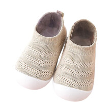 Pehmeät hengittävät taaperokengät, tasapohjaiset, ei-avokkaat, sisä- ja ulkokäyttöön, Z01Khaki, 8