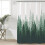 Κουρτίνα ντους Green Forest 60x72 ίντσες αδιάβροχη 5