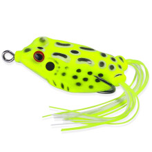 phíosa meall frog plaisteach 5G8.8G12.8G le crúcaí baoite láidre 3D súile saorga