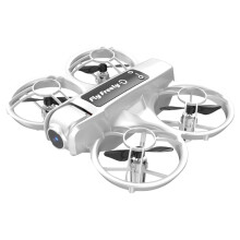 2.4G fjärrstyrd drönare med dubbelkamera och skärm, 2.4G RC quadcopter med höjdhållning, huvudlöst läge och 3-hastighetsjustering, present