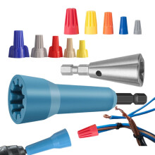 Professional Drill Wire Stripper & Twister – Compatible with Automotive, Home, Industrial, Telecom & Network Cabling