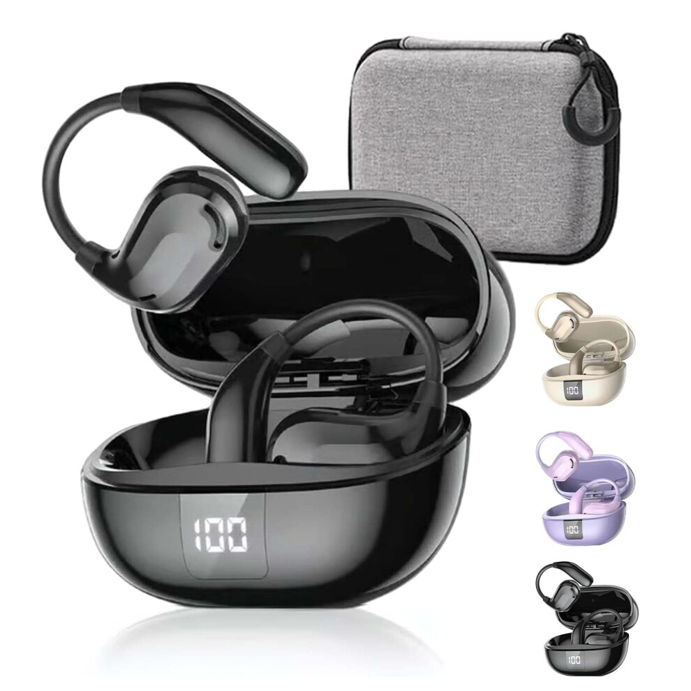 Hi-Fi Sports Bluetooth 5.4 Ear Hook Headphones W/ Anc & Ai Translation, 90H Play, Ipx5 Waterproof Â Compatible With Xt66 9071309817218