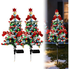 2026 Nieuwe Solar Kerstboomverlichting voor Buiten, Waterdicht, Compatibel met Sneeuwboom*2 stuks