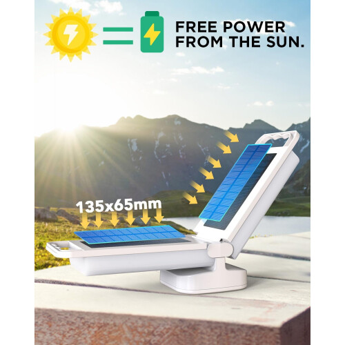 Solar-Campinglaterne, 6000 mAh, USB-aufladbar, LED 1