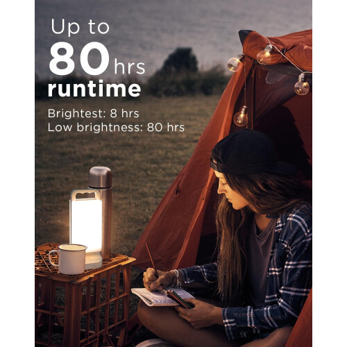 Solar-Campinglaterne, 6000 mAh, USB-aufladbar, LED 2
