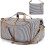 100L reiseduffelbag sammenleggbar weekendveske med sko 2