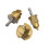 3Pcs High Speed Steel Helical Bits Hex Handle Water Pipe-Gold 1