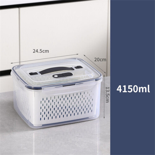 Airtight Berry Storage Containers with Removable Colanders