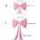 Red plush bow tie decoration for wedding and party backdrops 3
