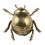 Bronze-Insektenfigur. Anspruchsvolle goldene 1