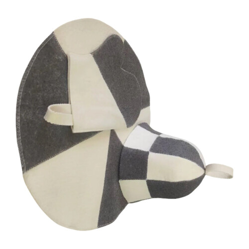 Heat Insulating Felt Mat Water Absorbent-Gray and white