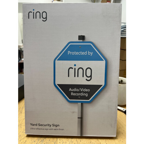 Panneau de sécurité Ring pour cour, ultra-réfléchissant, finition satinée 5565
