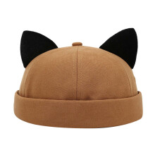 Gorro de lana con orejas de gatito, gorro transpirable para reuniones familiares y cumpleaños de amigos.